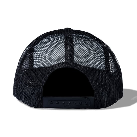 ASSC Unisex Racing Trucker Hat in Black - Image 4