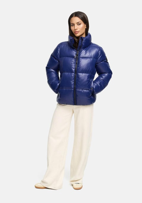 Marikoo dames winterjas Hazalee in puffer-stijl met glanzende look - Image 5