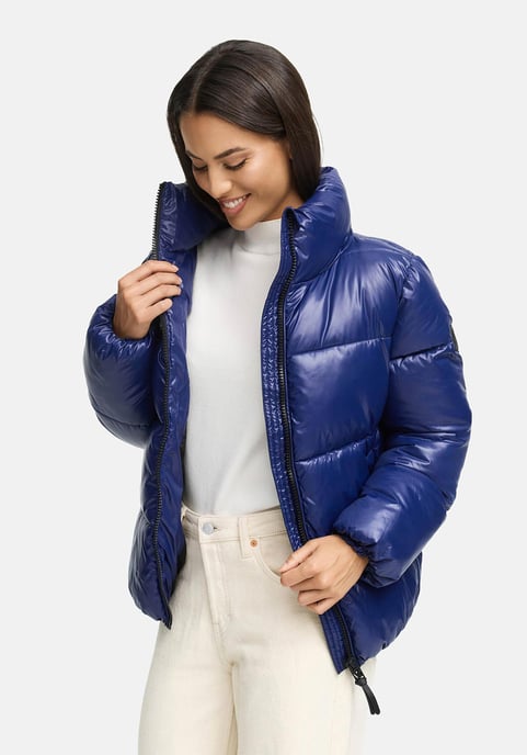 Marikoo dames winterjas Hazalee in puffer-stijl met glanzende look - Image 6