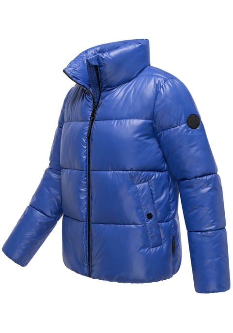 Marikoo dames winterjas Hazalee in puffer-stijl met glanzende look - Image 2
