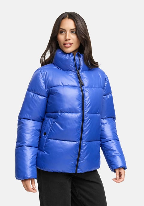Marikoo dames winterjas Hazalee in puffer-stijl met glanzende look - Image 6