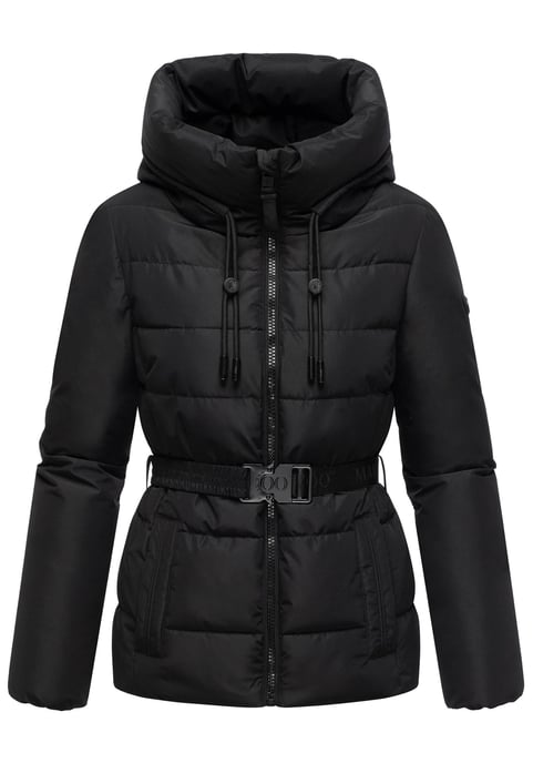 Marikoo dames winterjas Himee met tailleceintuur & magneetzakken - Image 1