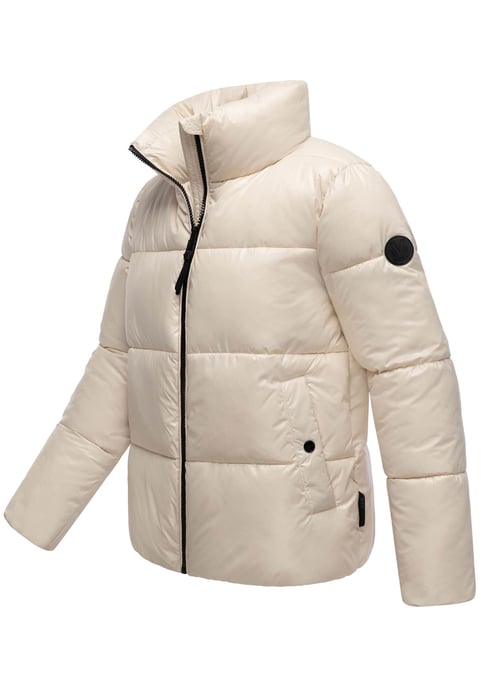 Marikoo dames winterjas Hazalee in puffer-stijl met glanzende look - Image 2