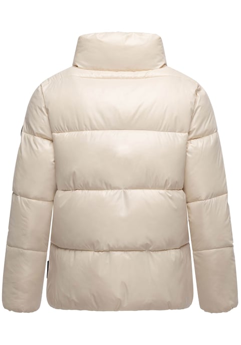 Marikoo dames winterjas Hazalee in puffer-stijl met glanzende look - Image 3
