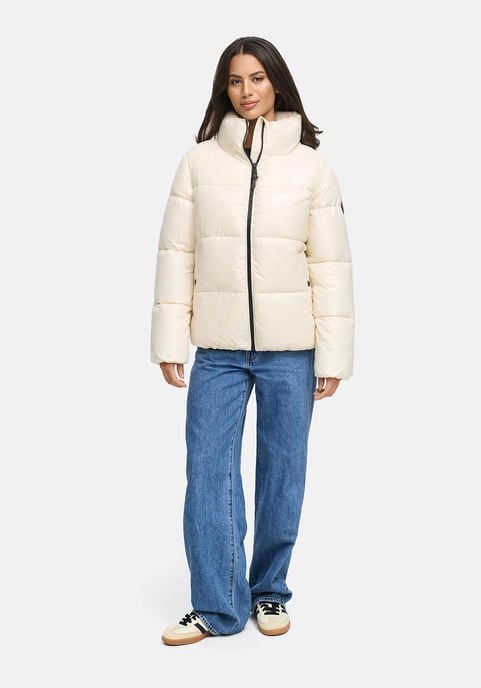 Marikoo dames winterjas Hazalee in puffer-stijl met glanzende look - Image 6
