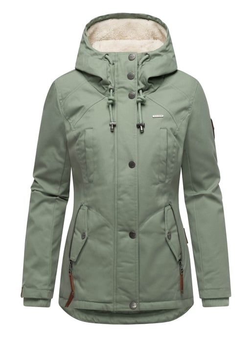 Marikoo dames winterjas met teddyfleece voering & capuchon - Image 2