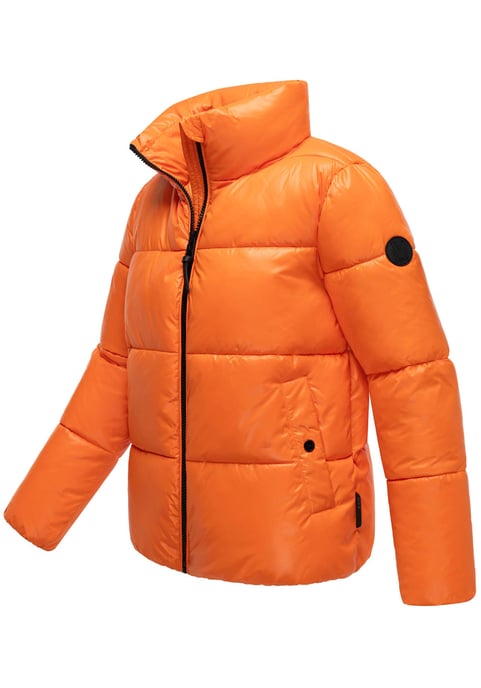 Marikoo dames winterjas Hazalee in puffer-stijl met glanzende look - Image 2