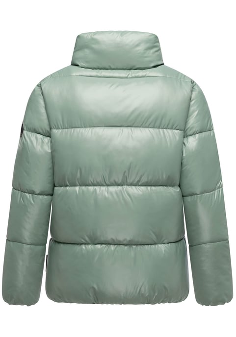 Marikoo dames winterjas Hazalee in puffer-stijl met glanzende look - Image 3