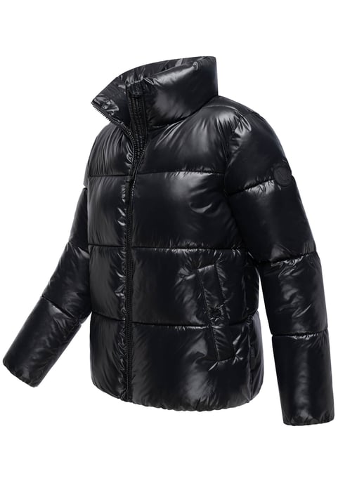 Marikoo dames winterjas Hazalee in puffer-stijl met glanzende look - Image 2