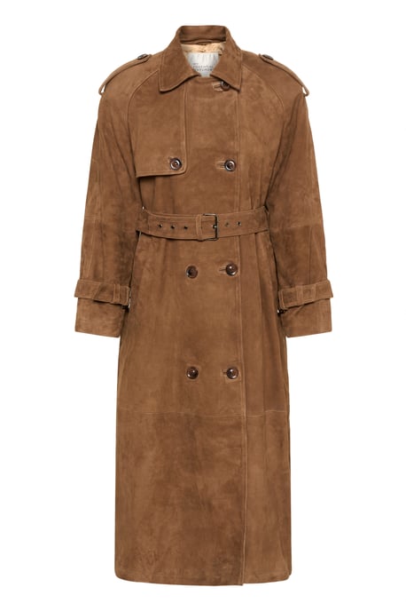TaraMW Suede Trenchcoat Outerwear Loose fit - Image 4