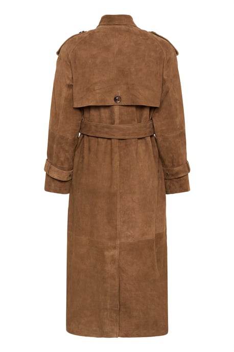 TaraMW Suede Trenchcoat Outerwear Loose fit - Image 5