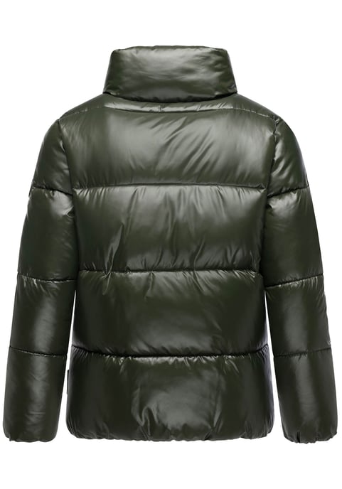 Marikoo dames winterjas Hazalee in puffer-stijl met glanzende look - Image 3