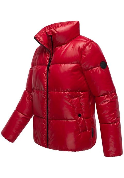 Marikoo dames winterjas Hazalee in puffer-stijl met glanzende look - Image 2