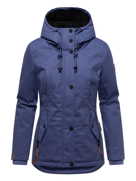 Marikoo dames winterjas met teddyfleece voering & capuchon - Image 2