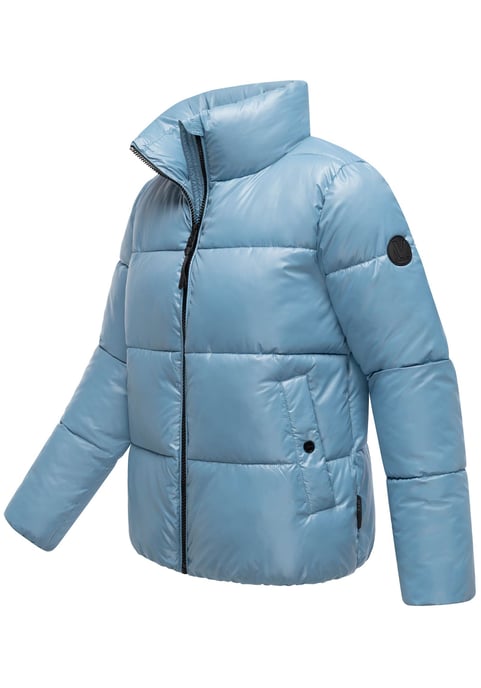 Marikoo dames winterjas Hazalee in puffer-stijl met glanzende look - Image 2