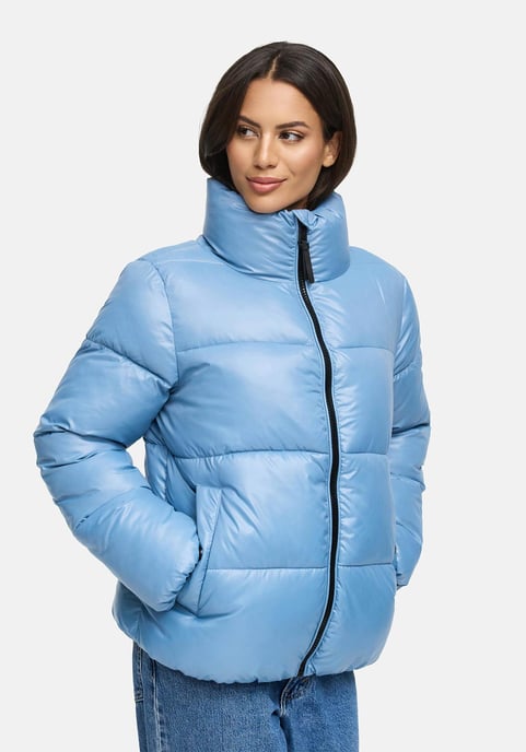 Marikoo dames winterjas Hazalee in puffer-stijl met glanzende look - Image 5