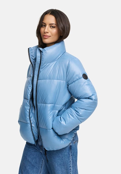 Marikoo dames winterjas Hazalee in puffer-stijl met glanzende look - Image 6