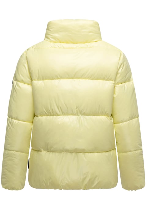 Marikoo dames winterjas Hazalee in puffer-stijl met glanzende look - Image 3