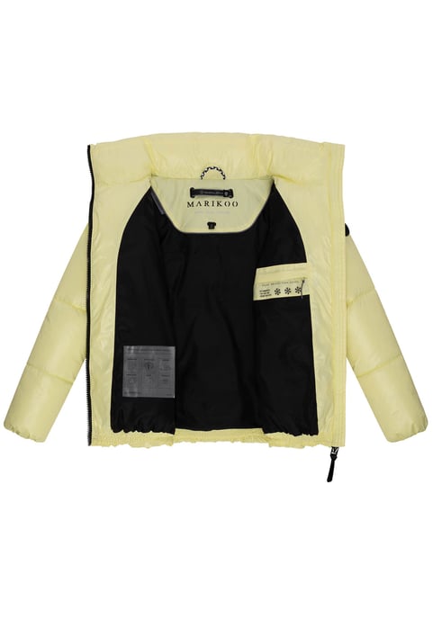Marikoo dames winterjas Hazalee in puffer-stijl met glanzende look - Image 4
