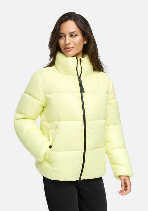 Marikoo dames winterjas Hazalee in puffer-stijl met glanzende look - Image 5