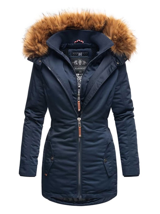 Marikoo dames winterjas – Sanakoo, warm met afneembare bontkraag - Image 1