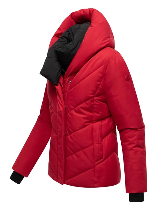 Marikoo women’s quilted winter jacket Nadiraa with 2-in-1 design & hood - Image 3