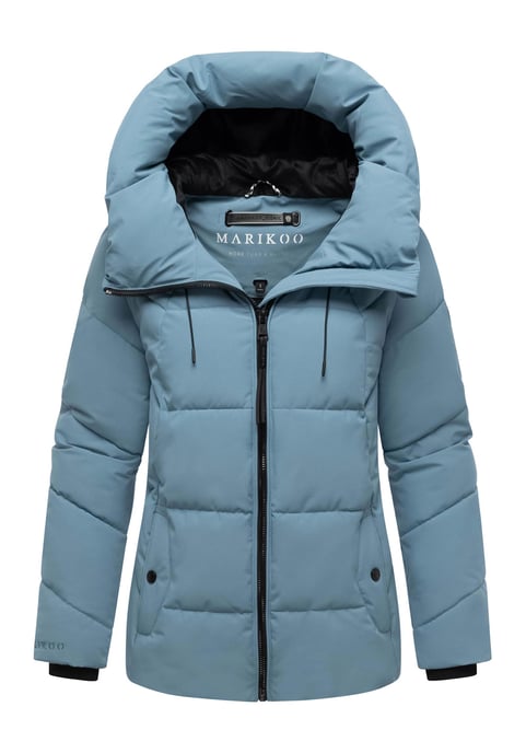 Marikoo dames gewatteerde winterjas Kuscheltatze XVI met capuchon - Image 1