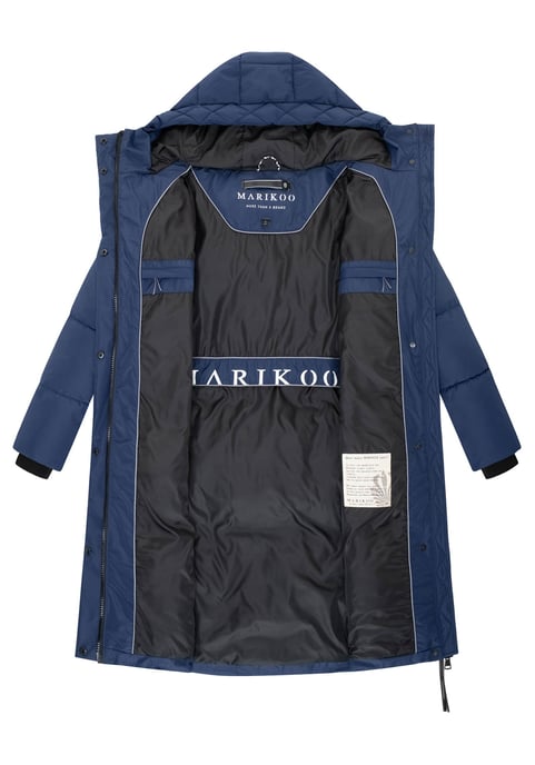 Marikoo dam quiltad vinterkappa Michikoo med huva & magnetfickor - Image 4