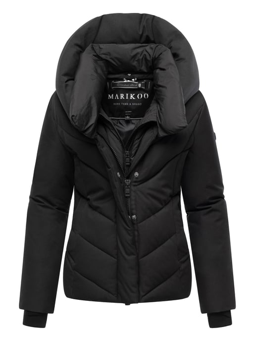 Marikoo dames gewatteerde winterjas Nadiraa met 2-in-1 design & capuchon - Image 1