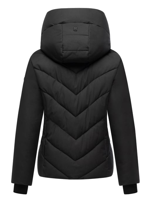 Marikoo dames gewatteerde winterjas Nadiraa met 2-in-1 design & capuchon - Image 4