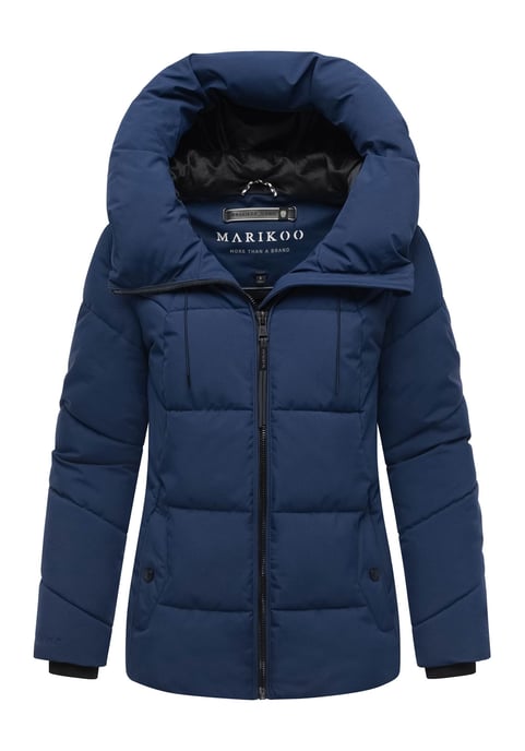 Marikoo dames gewatteerde winterjas Kuscheltatze XVI met capuchon - Image 1