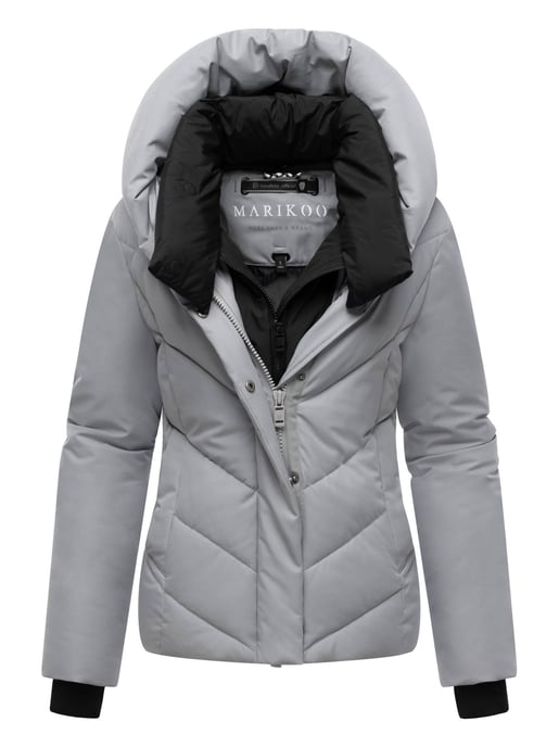Marikoo dames gewatteerde winterjas Nadiraa met 2-in-1 design & capuchon - Image 1