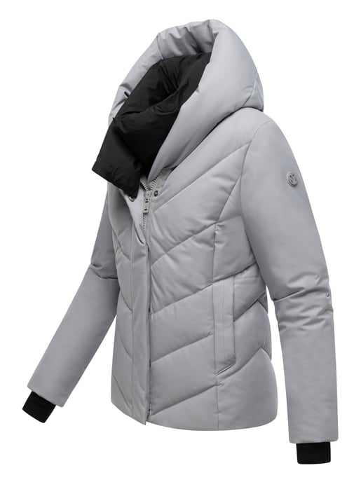 Marikoo dames gewatteerde winterjas Nadiraa met 2-in-1 design & capuchon - Image 2