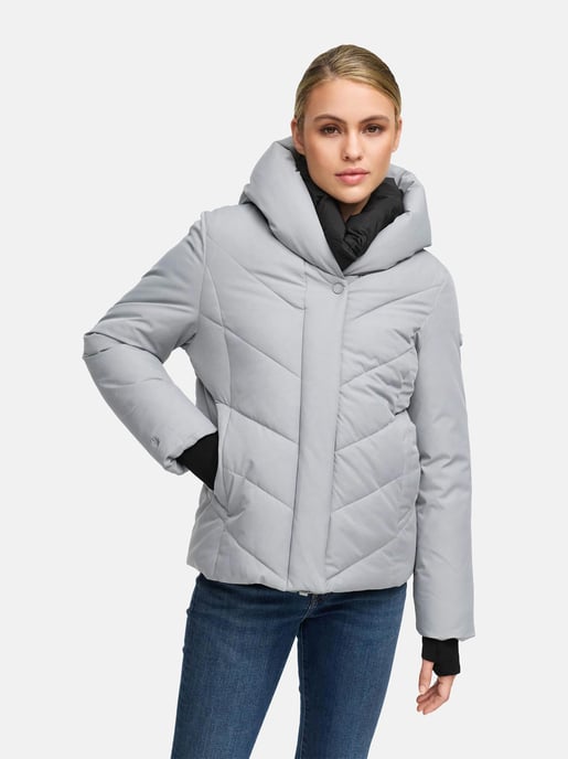 Marikoo dames gewatteerde winterjas Nadiraa met 2-in-1 design & capuchon - Image 6