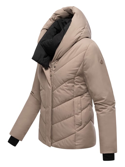 Marikoo women’s quilted winter jacket Nadiraa with 2-in-1 design & hood - Image 2