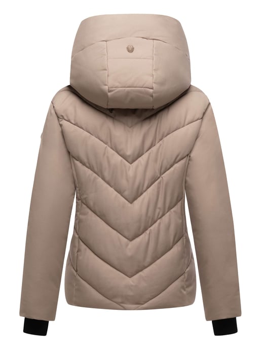 Marikoo women’s quilted winter jacket Nadiraa with 2-in-1 design & hood - Image 3