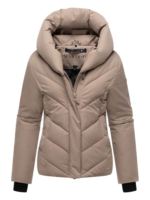 Marikoo women’s quilted winter jacket Nadiraa with 2-in-1 design & hood - Image 4