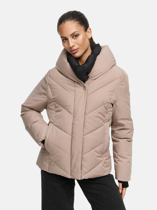 Marikoo women’s quilted winter jacket Nadiraa with 2-in-1 design & hood - Image 5