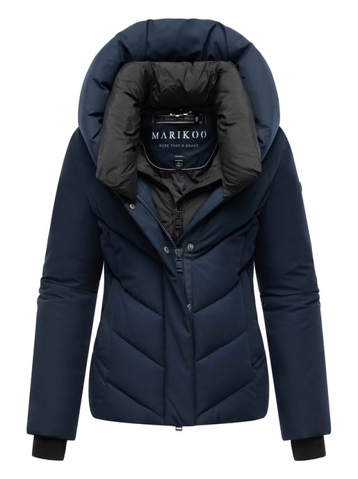 Marikoo dames gewatteerde winterjas Nadiraa met 2-in-1 design & capuchon - Image 1