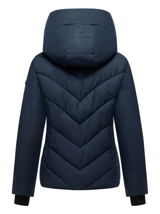 Marikoo dames gewatteerde winterjas Nadiraa met 2-in-1 design & capuchon - Image 4