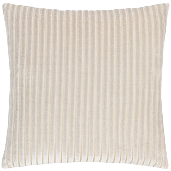 Paoletti Savoy Stripe Velvet Cushion Cover 50cm x 50cm - Image 1
