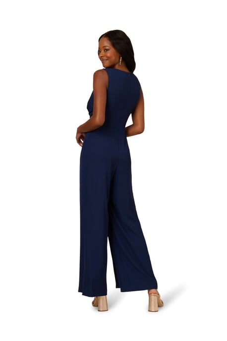 Twist Front Overlay Jumpsuit - Image 2