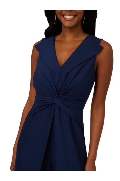 Twist Front Overlay Jumpsuit - Image 3