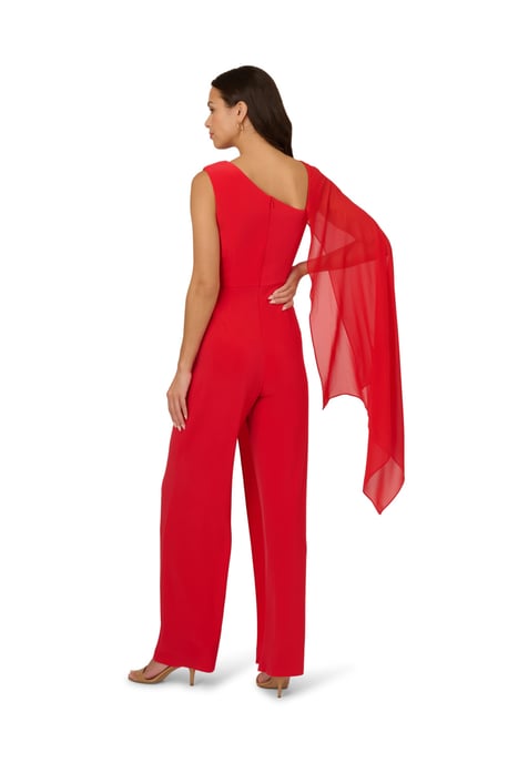 Asymmetrical Jersey Jumpsuit - Image 2
