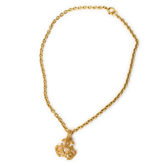 Vintage Triple CC Pendant Necklace Necklace - Image 1