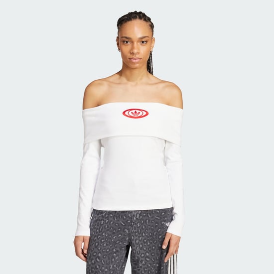 adidas Originals Off Shoulder Top - Image 1