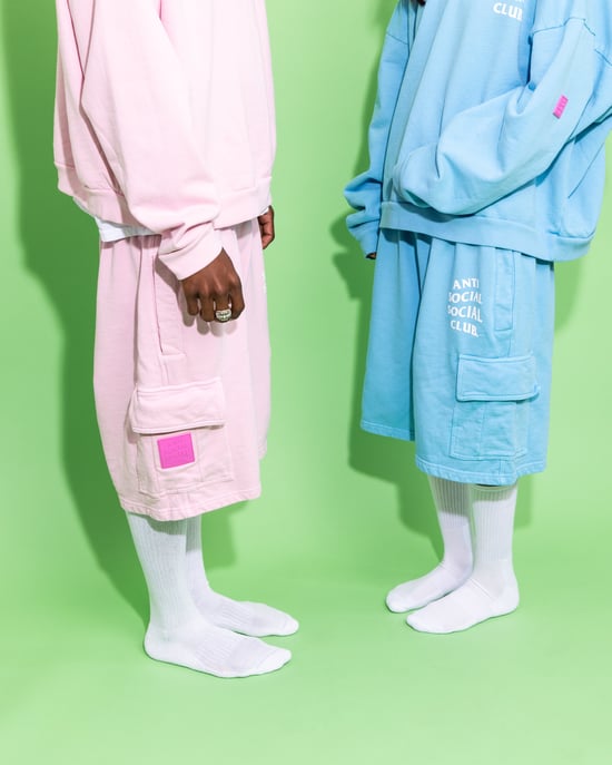 ASSC Unisex Mind Games Sweatshorts in Blue - Image 2