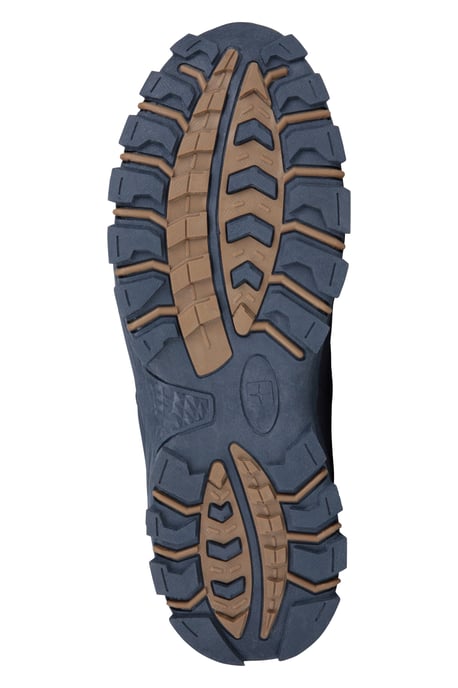 'McLeod' Men Hiking Shoes Cushioned Breathable Lightweight Lace Up Walking Navy - Image 5