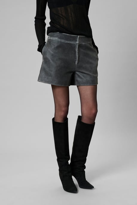 Leren short MWBibi Leren short Loose fit - Image 3