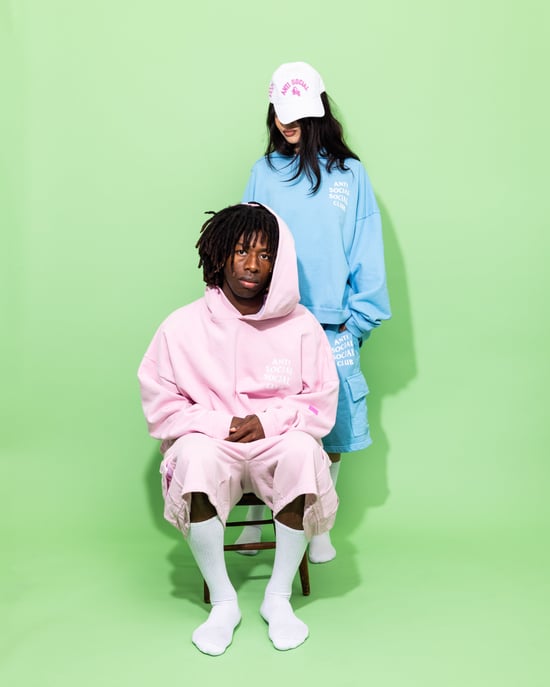 ASSC Unisex Cozy Oversized Hoodie in Blue - Image 2